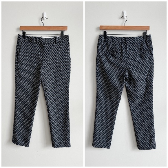 THEORY • Classic Slim Crop Jacquard Pant - Picture 3 of 14